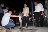 Penanganan Banjir di Pekanbaru Berlanjut, Drainase Jalan Paus - Arengka Dinormalisasi
