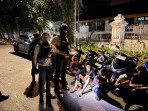 Pakai Knalpot Brong, 28 Sepeda Motor Dikandangkan Polresta Pekanbaru