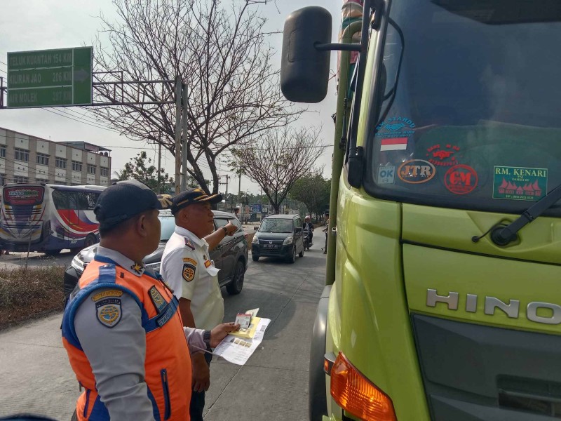 Nekat Masuk Kota, Dishub Pekanbaru Jaring Puluhan Truk ODOL