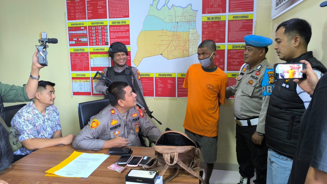 Handphone Terlacak, Residivis Jambret Ditangkap