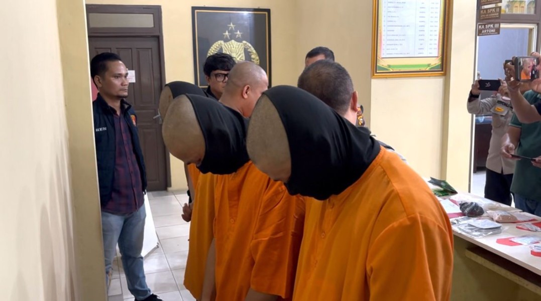 Edarkan Narkoba di THM, 3 Mahasiswa Pekanbaru Diringkus Polisi