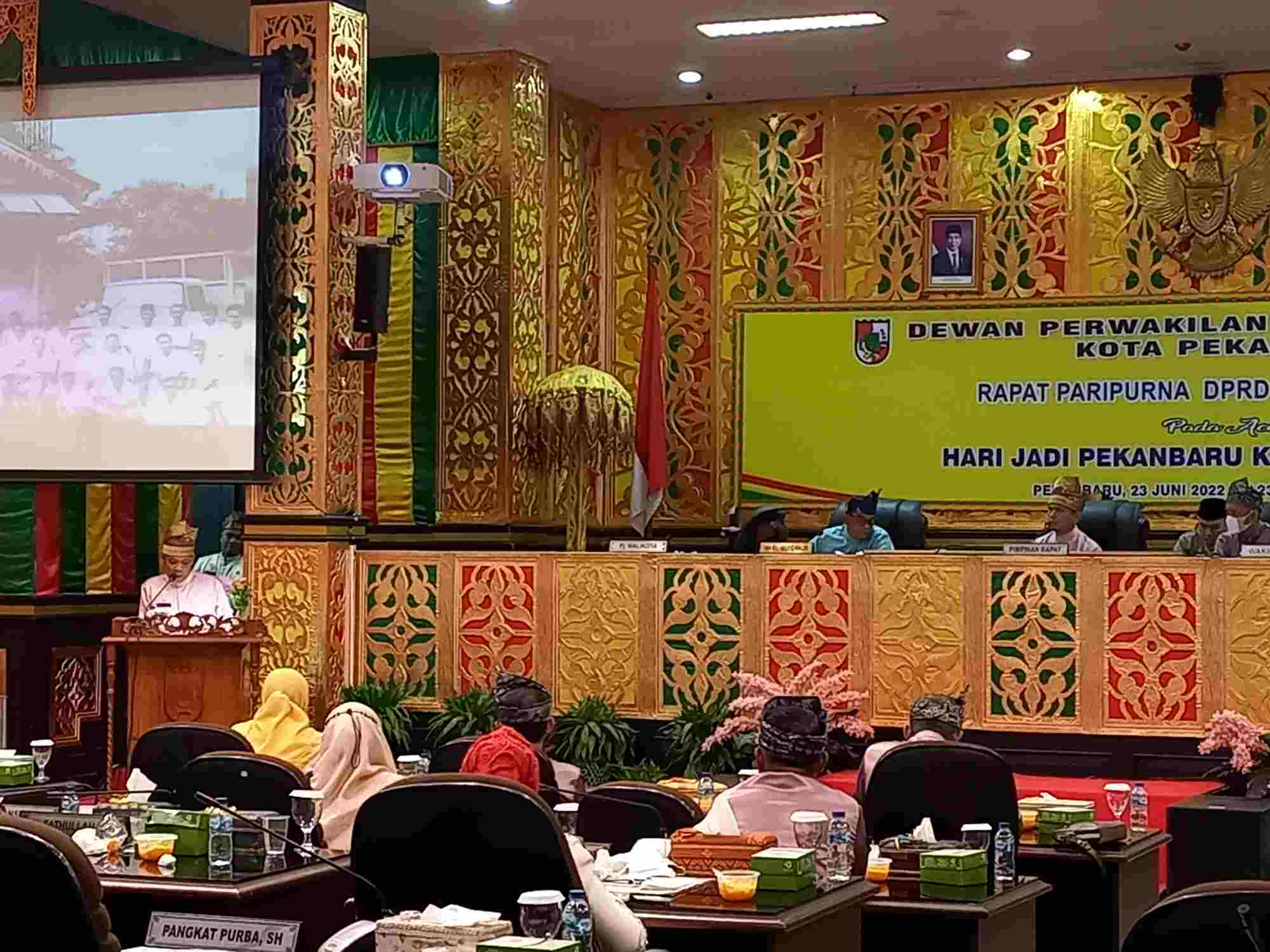Gelar Paripurna Hut Pekanbaru ke-238, DPRD Siap Bersinergi Dengan Pemko