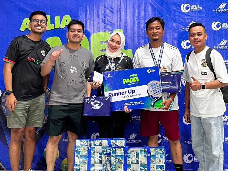 BRK Syariah Raih Runner Up Aulia Padel Tournament 2026