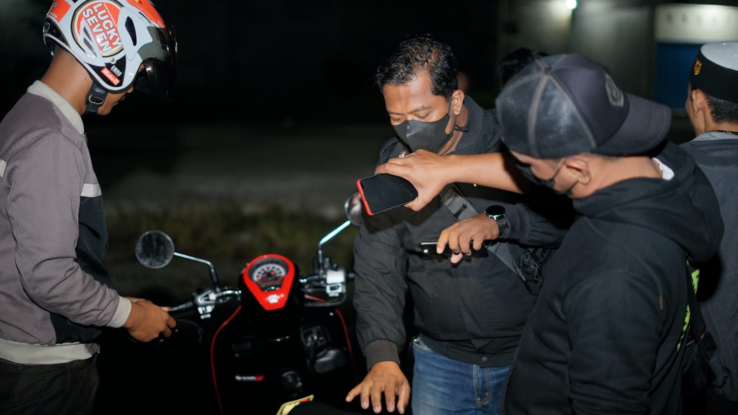 Ratusan Personil Diturunkan, Polisi Amankan 18 Sepeda Motor dan 1 Mobil