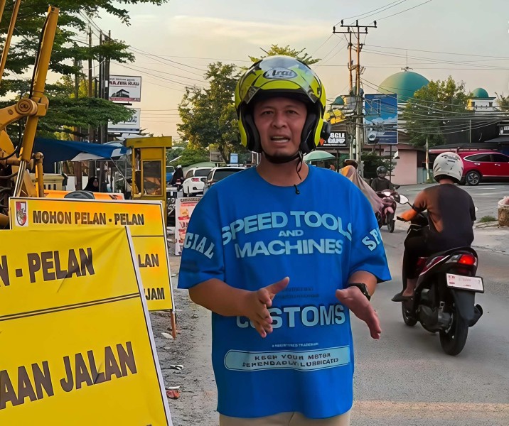 Giliran Perbaikan di Rambutan, Satu Persatu Jalan Rusak di Pekanbaru Kembali Mulus