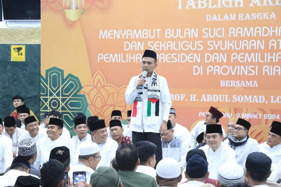 Pj Walikota Ikuti Tabligh Akbar Sambut Ramadhan Pemprov Riau, Begini Pesannya
