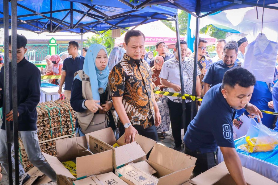 Layanan Publik Dekat dengan Masyarakat, Wako Agung Tinjau Program Lomak di Rumbai