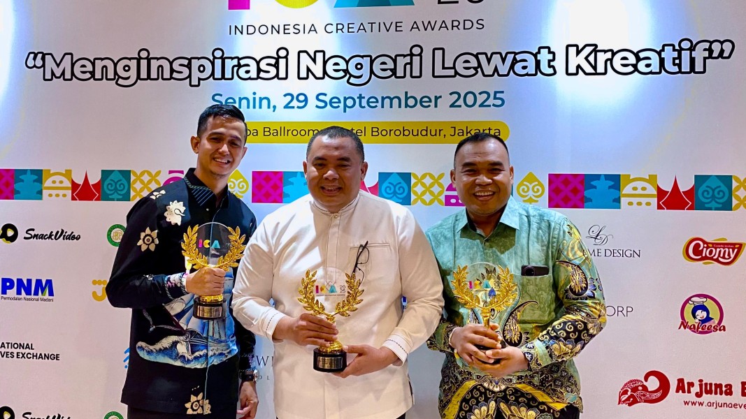 UMKM Binaan BRK Syariah Raih Penghargaan Indonesia Creative Awards 2025