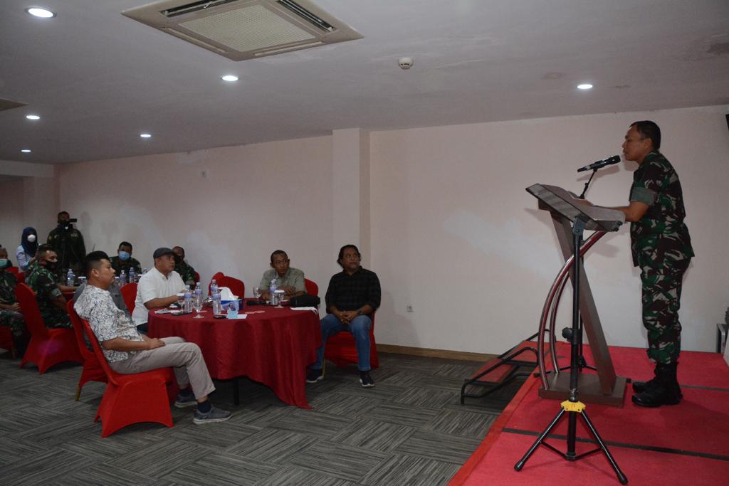 Danrem 031/WB Gelar Coffee Morning Bersama Insan Pers