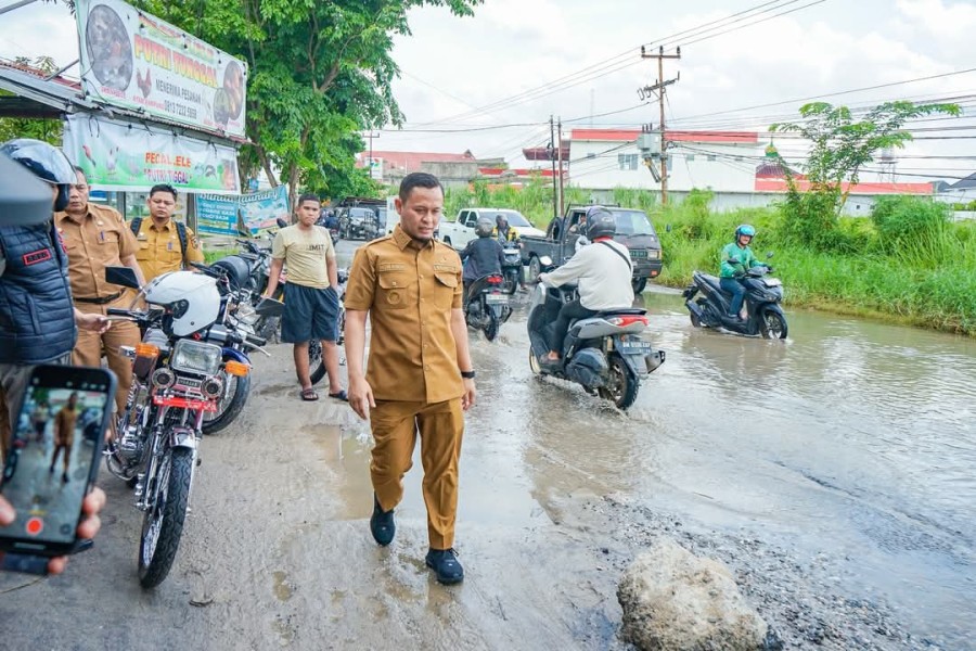 Gesa Perbaikan Jalan Rusak, Pemko Pekanbaru Overlay 29 Ruas, ini Daftarnya!