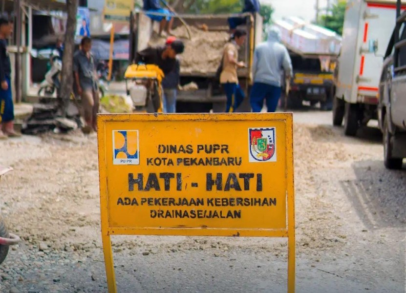 Perbaikan Jalan Rusak Dianggarkan Rp15 Miliar, PUPR Pekanbaru Mulai Inventarisir