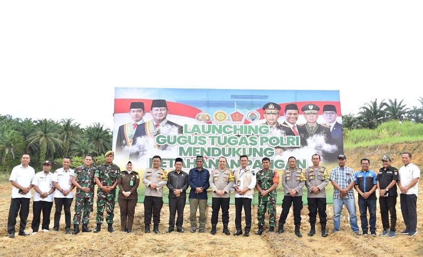 Ketua DPRD Pekanbaru Hadiri Launching Gugus Tugas Polri Dukung Ketahanan Pangan