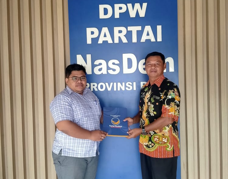 Mantan Kasrem 031/Wirabima Daftar Bacaleg di Partai Nasdem Riau