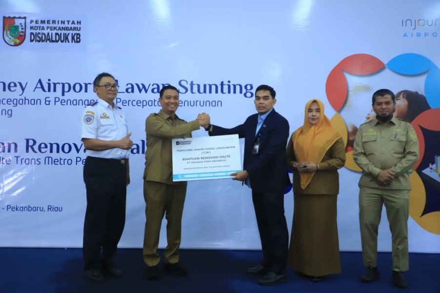 Non APBD, Pemko Pekanbaru Kembali Gaet Swasta Renovasi Halte Bus TMP