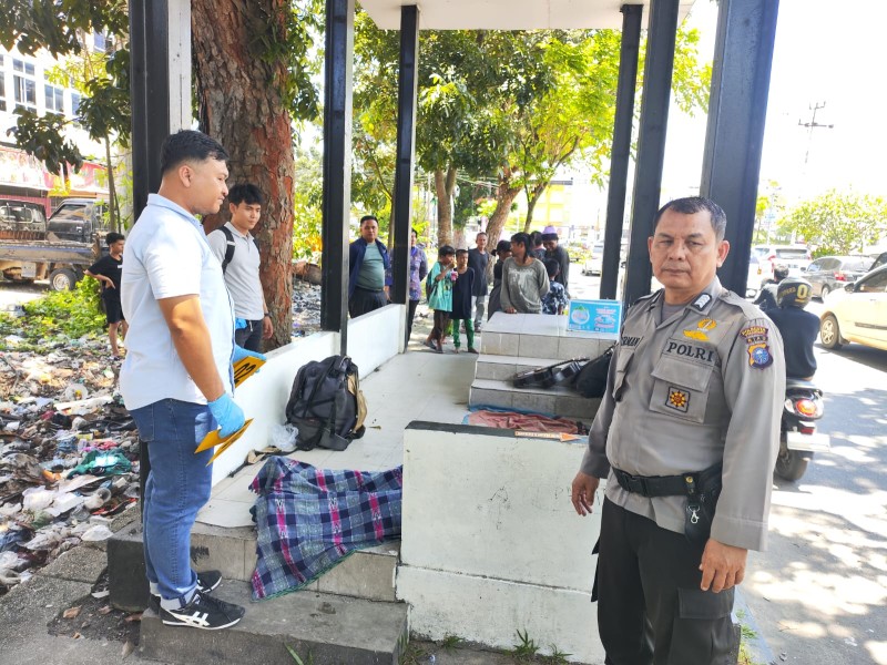 Warga Asal Aceh Ditemukan Tewas Tergeletak di Halte Bus TMP Arifin Ahmad