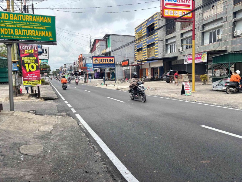 Jalan Pekanbaru Kini Mulus, Begini Kata Warga