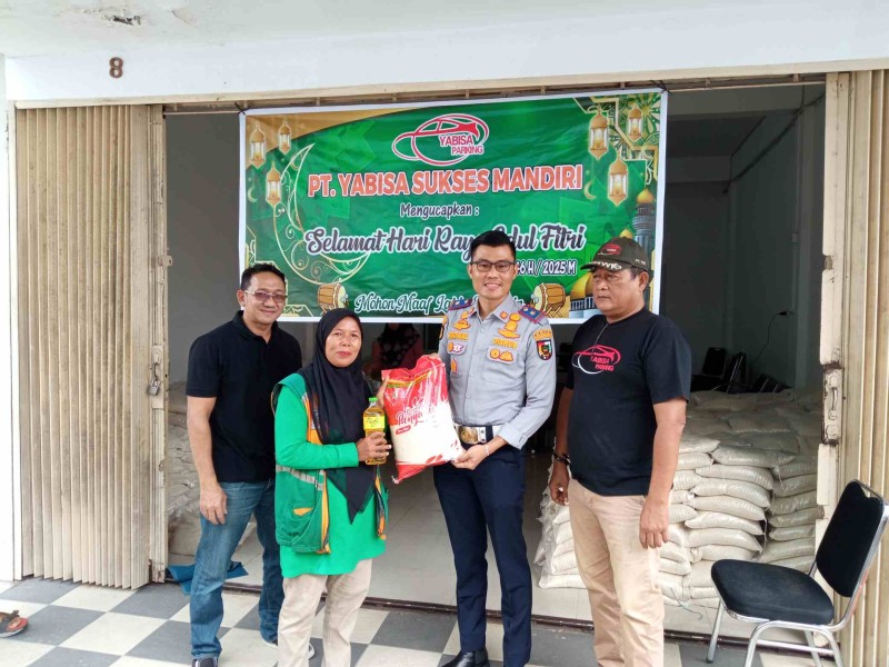 Ribuan Jukir di Pekanbaru Terima Paket Sembako Ramadhan