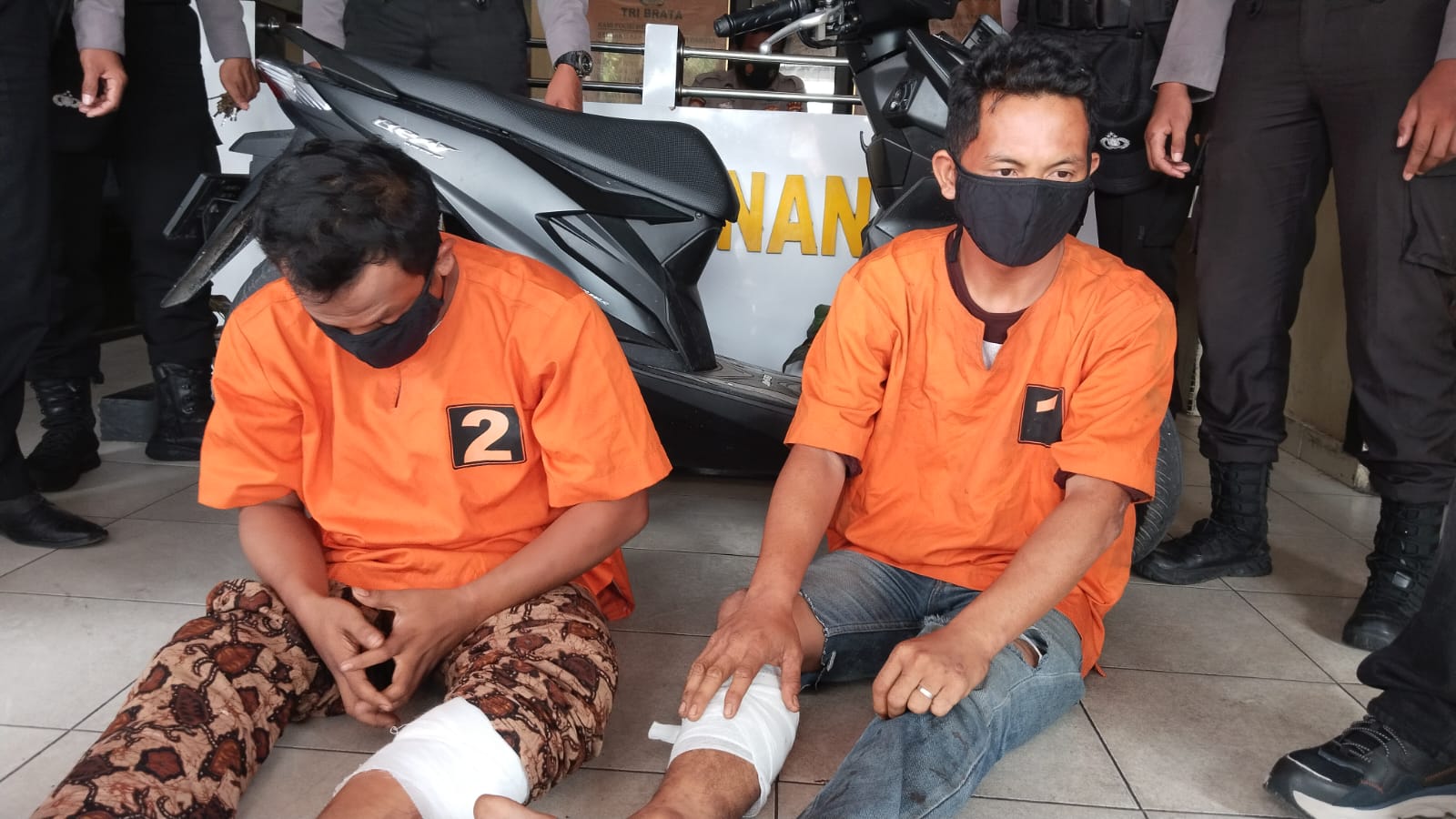 Sikat Motor di Teras Rumah, Dua Residivis Ditembak