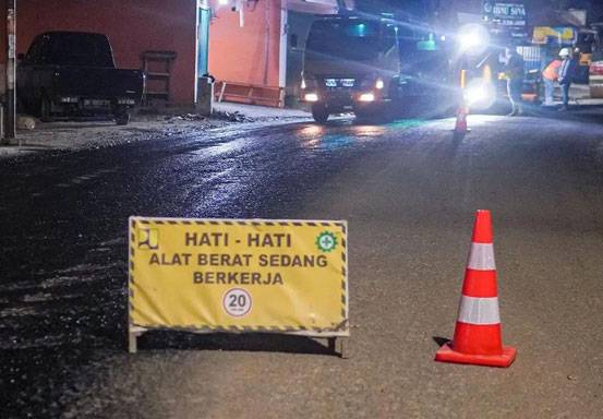 Ruas Jalan Dahlia Dioverlay Dinas PUPR Pekanbaru