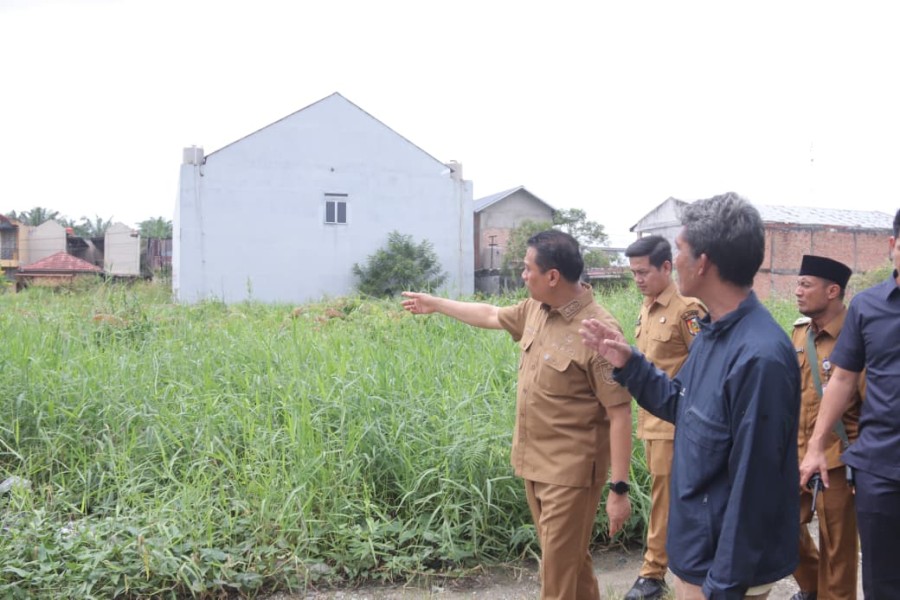 Turun ke Manyar Sakti, Wawako Pekanbaru Cek Kondisi Infrastruktur