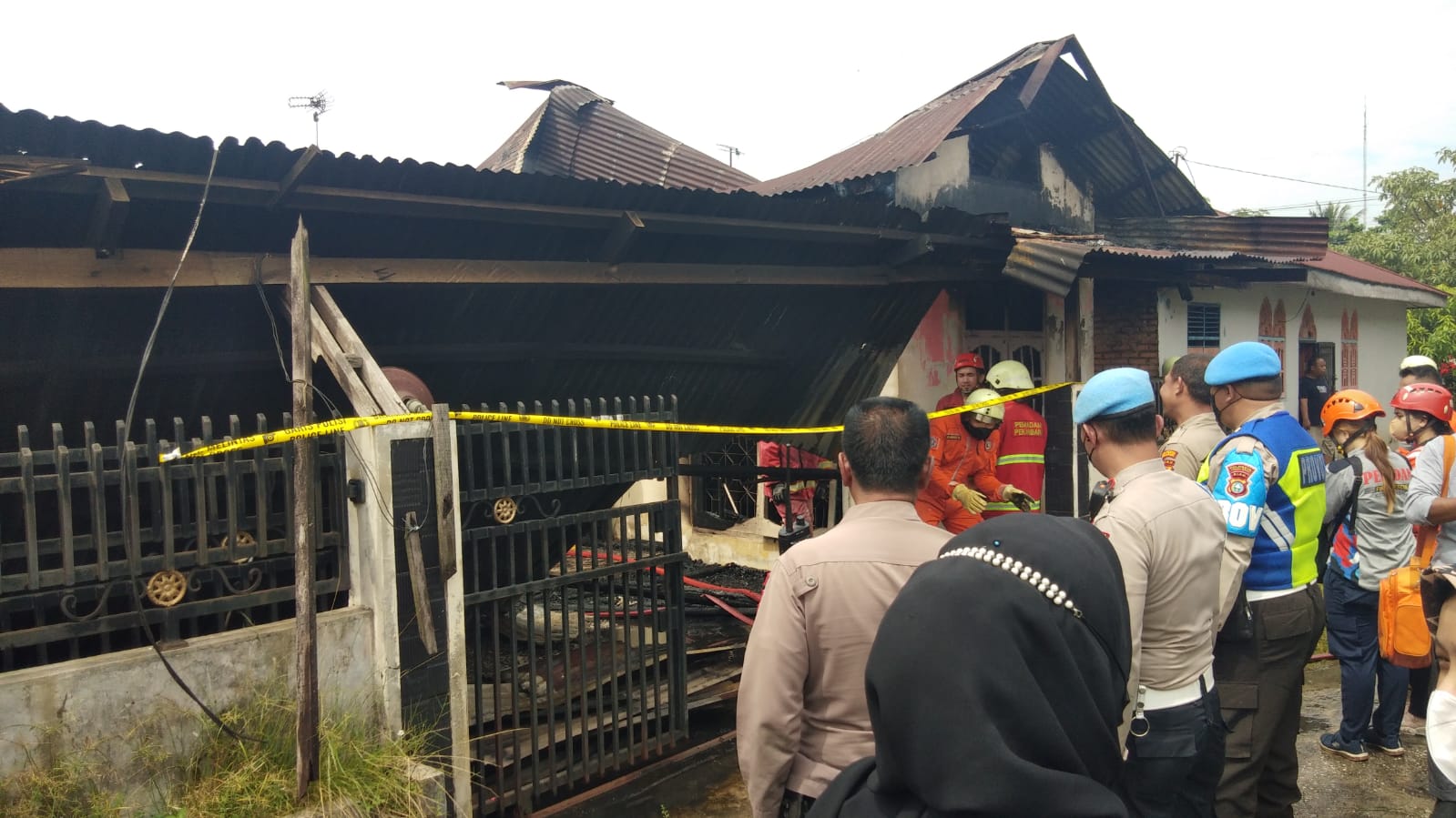 Rumah Dilalap Sijago Merah, Pria Paruh Baya Tewas Terbakar