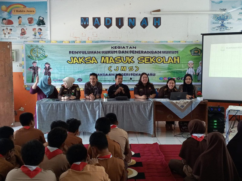 Disdik Pekanbaru Dukung Program Penyuluhan Hukum Jaksa Masuk Sekolah