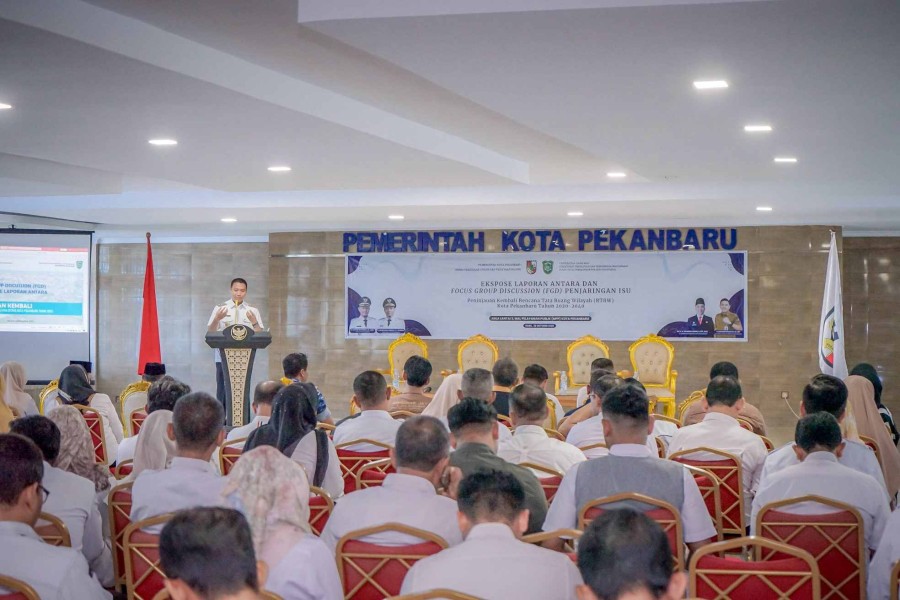 Pemko Pekanbaru Kaji dan Evaluasi Kembali Dokumen RTRW 2020-2040