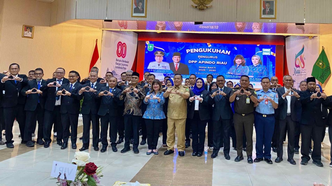 DPP Apindo Riau 2025-2030 Resmi Dilantik, ini Susunan Pengurusnya!