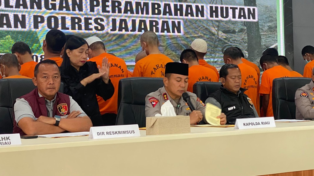 Karhutla di Riau, 22 Tersangka Diamankan Polisi