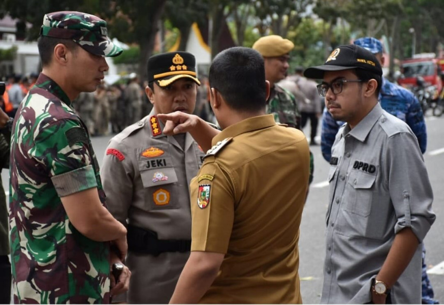 Wakil Ketua DPRD Pekanbaru Pastikan Kesiapan Personel Pengamanan Idulfitri