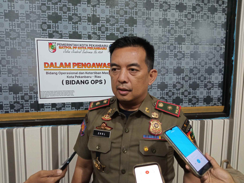 Tiang FO Segera Ditertibkan, Satpol PP Pekanbaru Bilang Begini