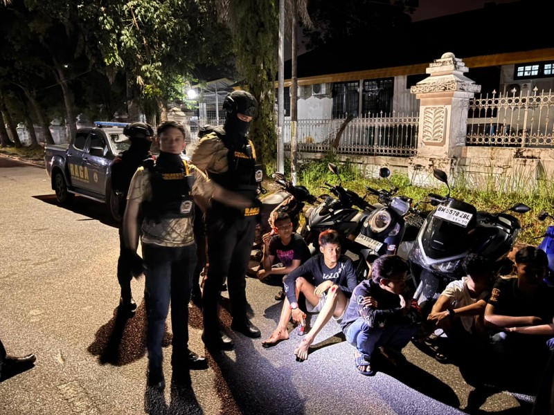Pakai Knalpot Brong, 28 Sepeda Motor Dikandangkan Polresta Pekanbaru
