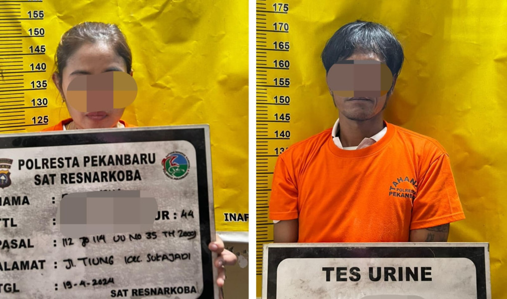 Pasangan Kekasih Digrebek Polisi, 9 Paket Sabu dan Uang Jutaan Rupiah Disita
