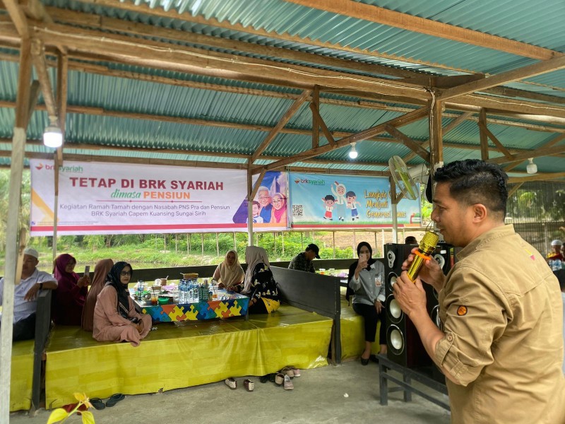 BRK Syariah Perluas Edukasi Keuangan Syariah untuk Pensiunan di Kuansing
