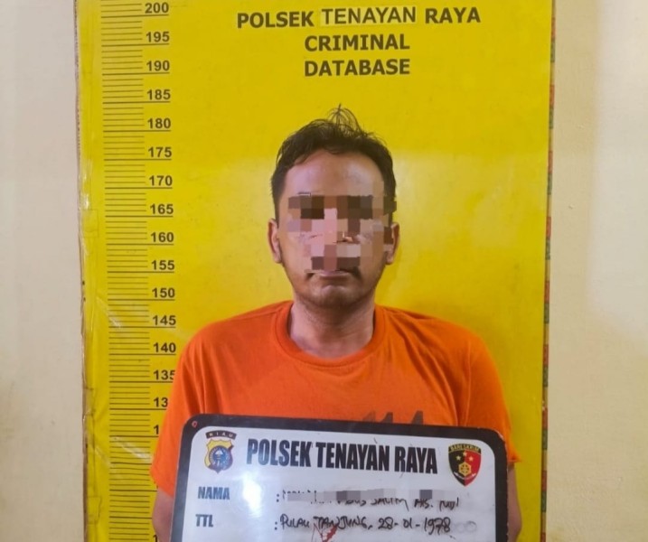 Duh! Supir Perusahaan di Pekanbaru Nekat Curi Ban Mobil Demi Main Judi Online