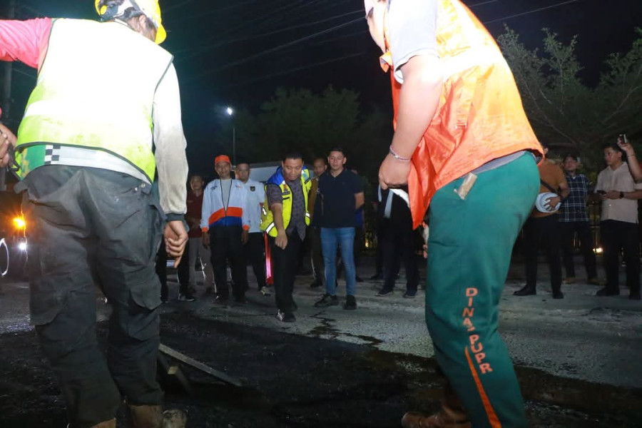 Perbaikan Jalan Rusak Dikebut Hingga Lebaran