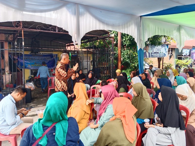 Nofrizal Sosialisasikan Perda Angkutan Umum Massal di Kecamatan Sukajadi