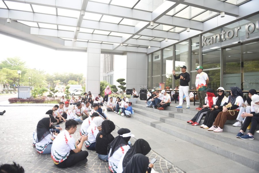 Dorong Akuisisi Nasabah dan UMKM, Funding Officer BRK Syariah Praktik Lapangan di CFD Pekanbaru