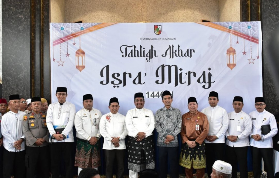 Ketua DPRD Pekanbaru Ikuti Tabligh Akbar Peringati Isra Miraj