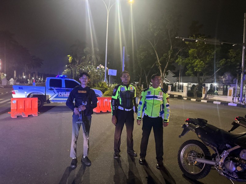 Terjaring Razia, 12 Sepeda Motor Dikandangkan Satlantas Polresta Pekanbaru