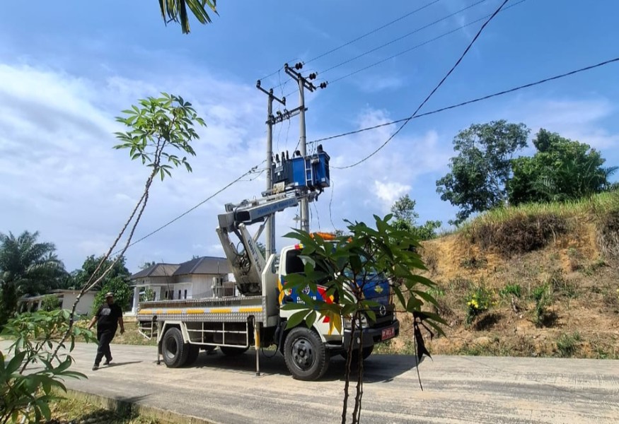 Usai Kunker Wako Agung ke Melebung, Dishub Pasang 20 Titik Lampu Jalan