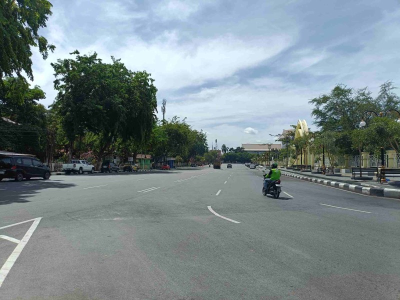 Usai Ditertibkan Satpol PP, Kawasan RSUD Arifin Achmad - Masjid Annur Bersih dari PKL