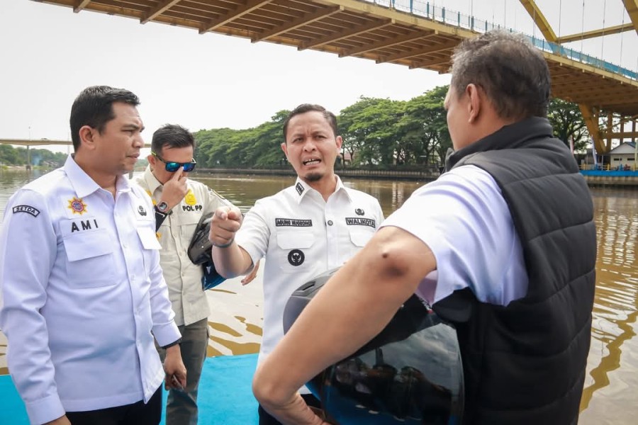 Penataan Tepian Sungai Siak Berlanjut, Bus Air Bakal jadi Wisata Baru