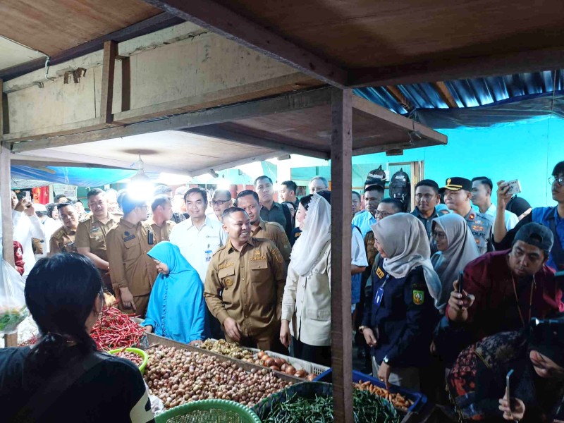 Inflasi di Pekanbaru Terkendali, Wamendag RI Tinjau Pasar Cik Puan