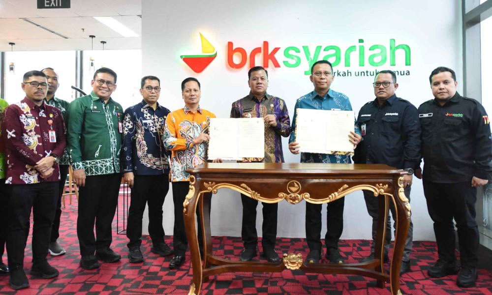 BRK Syariah dan Pemkab Kuansing Sepakati Kerja Sama Perbankan