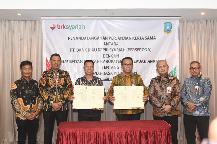 BRK Syariah dan Pemkab Kepulauan Anambas MoU Kerjasama Perbankan