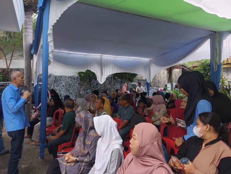 Warga Kinibalu Antusias Hadiri Sosialisasi Perda Pimpinan DPRD Pekanbaru Nofrizal