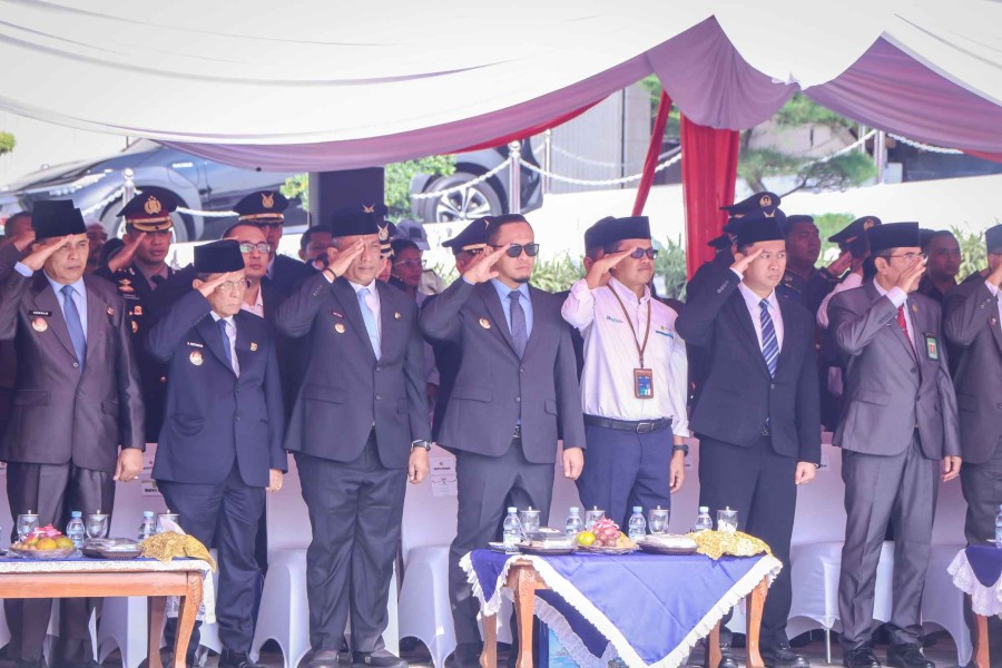 Wako Pekanbaru Ikuti Upacara HUT TNI Ke-80, Harapkan Sinergi dalam Pembangunan Kota Semakin Kuat