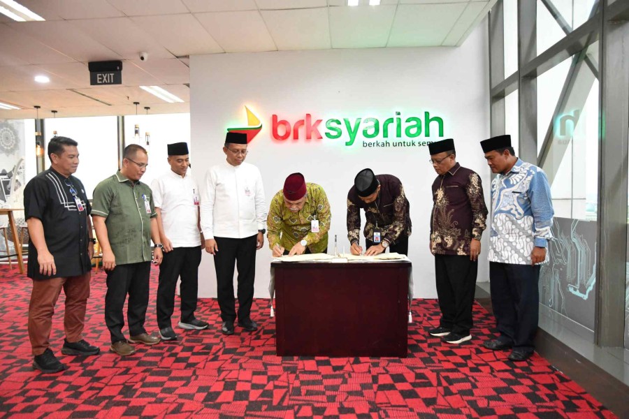 Tingkatkan Sinergi, BRK Syariah MoU dengan Kemenag Tanjungpinang
