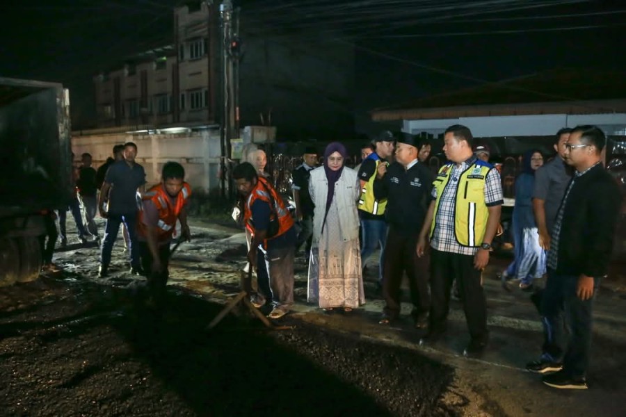 Program 100 Hari Wako Pekanbaru, 228 Titik Jalan Berlubang Diperbaiki Jelang Lebaran